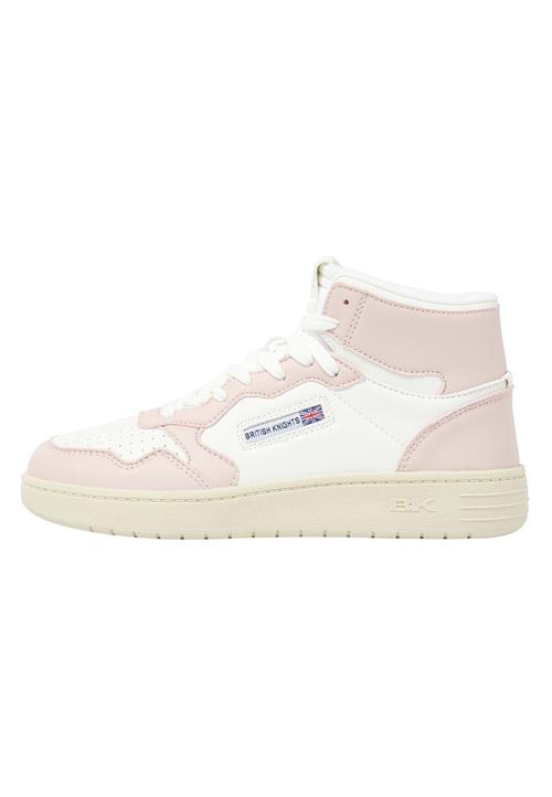 Se BRITISH KNIGHTS Sneaker high 'NOORS'  pink / hvid ved About You