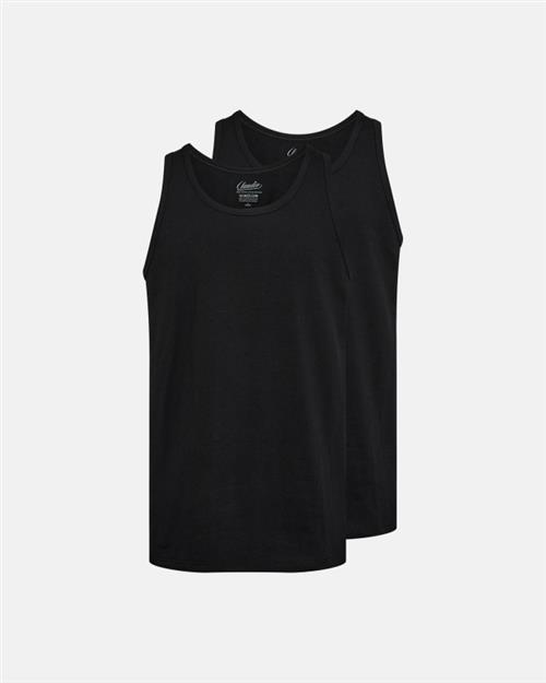 Tanktop 2-pak | Bomuld | Sort