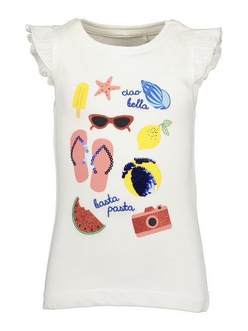 BLUE SEVEN Bluser & t-shirts  blå / gul / melon / hvid