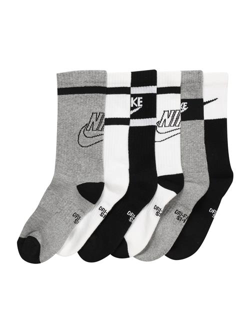 Nike Sportswear Sokker  grå / sort / hvid