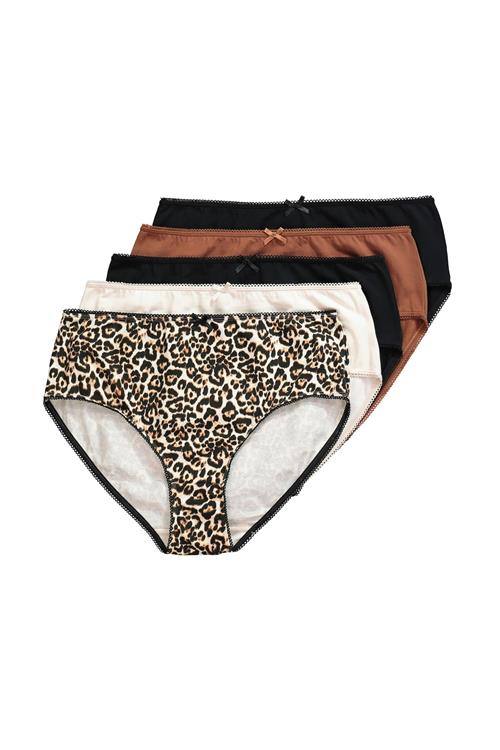 Se Ulla Popken Slip  rustbrun / sort / hvid ved About You
