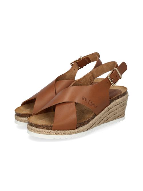 SWEEKS of Sweden Sandaler 'Selma'  cognac