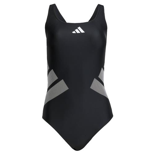 ADIDAS PERFORMANCE Sportsbadedragt  grå / sort / hvid
