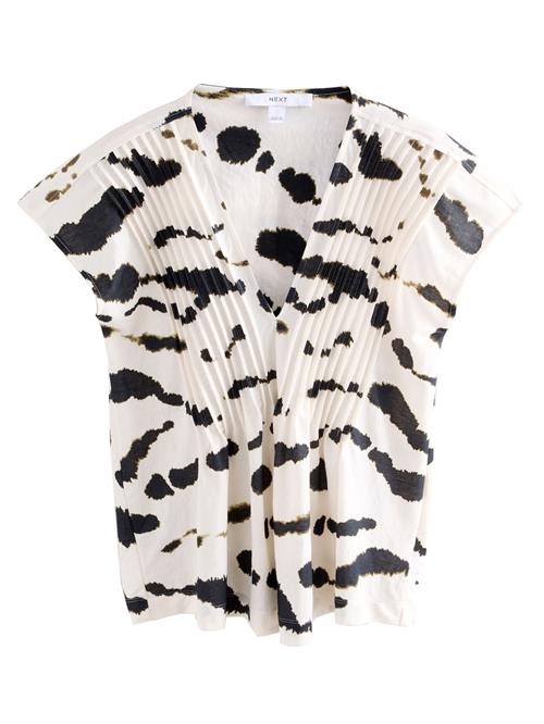 Next Bluse  oliven / sort / hvid