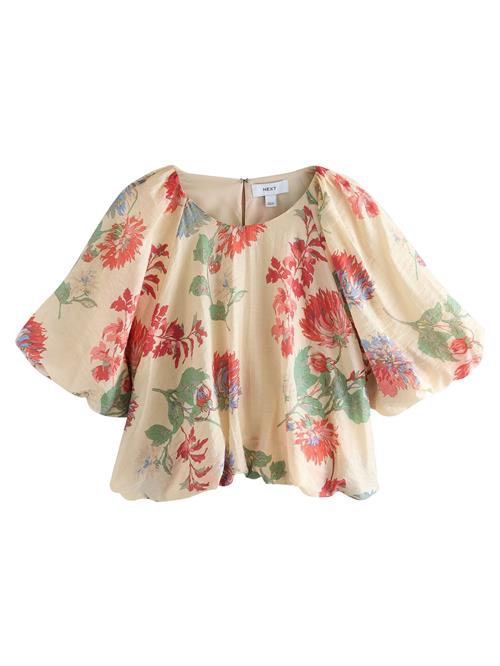 Next Bluse  creme / grøn / lilla / rød