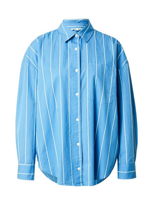 LTB Bluse 'LOZOMO'  azur / hvid
