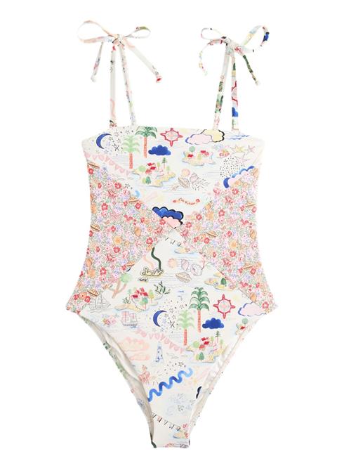 Next Badedragt 'Cath Kidston'  blå / honning / mint / lyserød