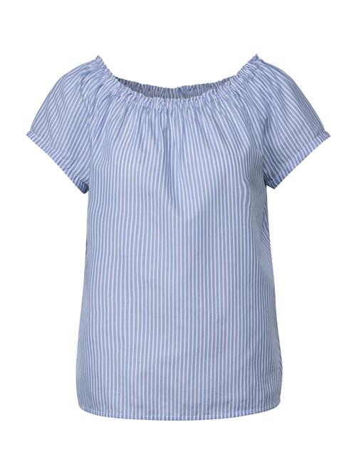 STREET ONE Bluse  royalblå / hvid