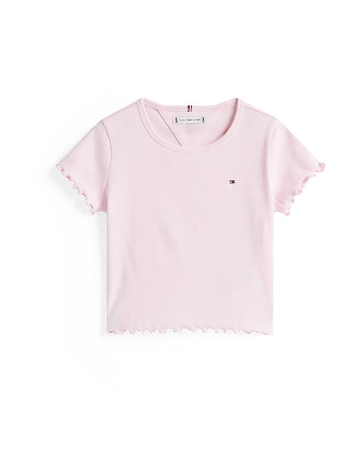 Se TOMMY HILFIGER Bluser & t-shirts 'ESSENTIAL'  navy / rosé / rød / hvid ved About You