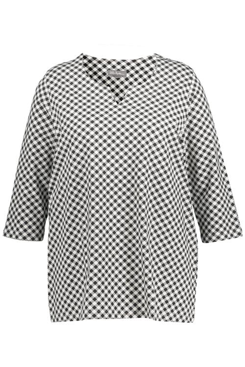 Ulla Popken Shirts  sort / hvid