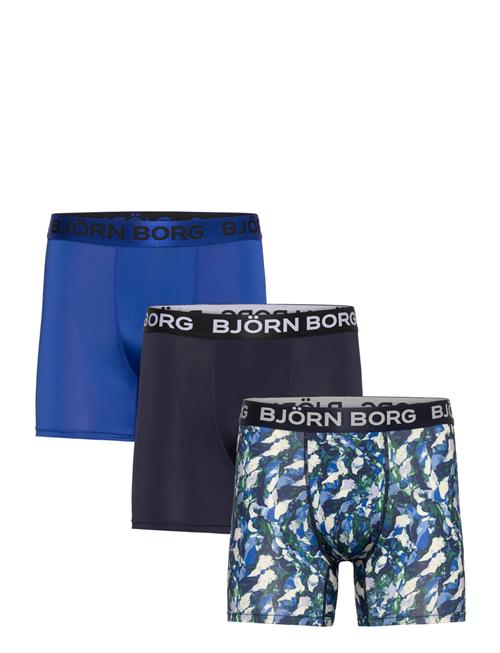 Sports Microfiber Boxer 3P Björn Borg Patterned