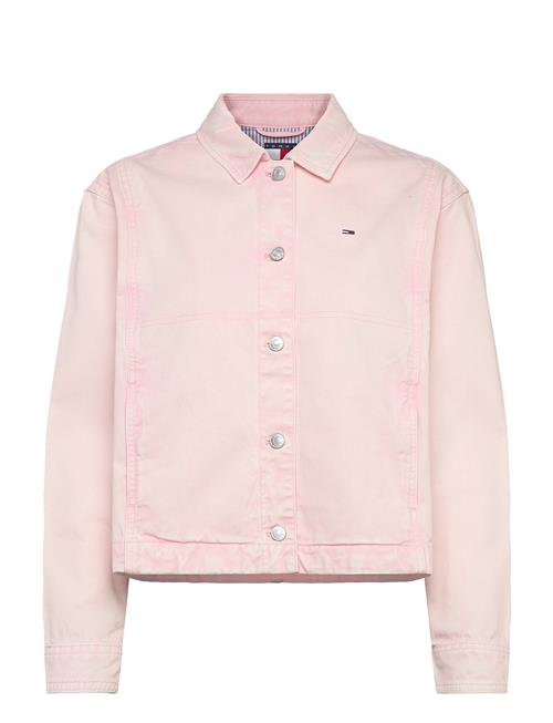 Tjw Essential Cotton Gmd Jacket Tommy Jeans Pink