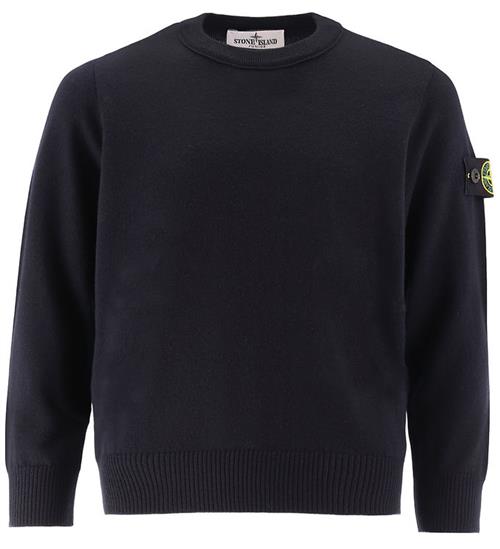 Stone Island Bluse - Strik - Uld - Navy Blue