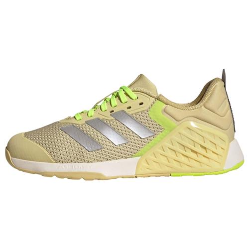 ADIDAS PERFORMANCE Sportssko 'Dropset 3'  honning / neongrøn / sølv