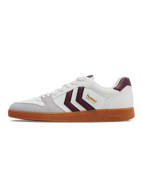 Hummel Sneaker low 'Handball Perfekt'  stone / vinrød / hvid
