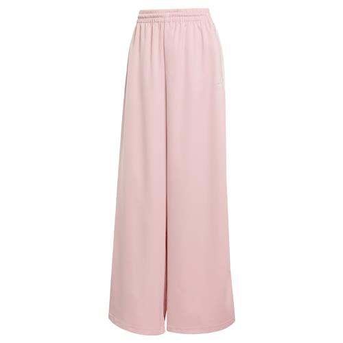 ADIDAS ORIGINALS Bukser 'adidas Originals Satin Wide Leg Pants Ruffle'  lyserød / hvid