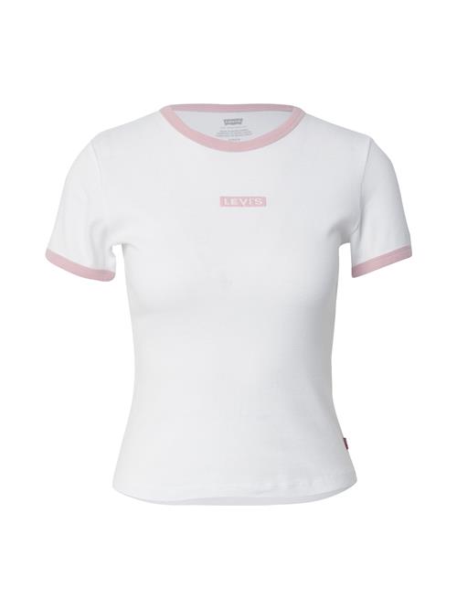 Se LEVI'S ® Shirts 'Graphic Ringer Rickie'  lyserød / hvid ved About You