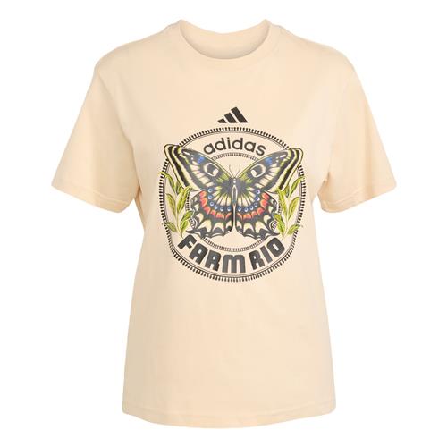 ADIDAS SPORTSWEAR Funktionsbluse 'x Farm'  chamois / blå / kiwi / sort