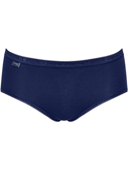 SLOGGI Slip 'Basic+ Midi'  blå / lyseblå / hvid