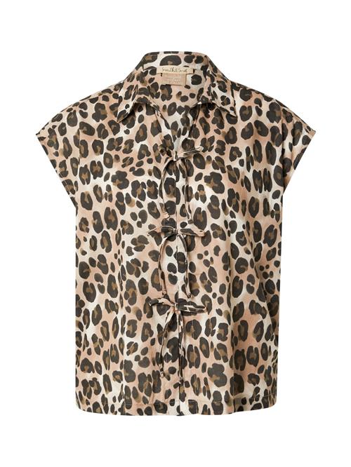 Smith&Soul Bluse  brun / lysebrun / sort