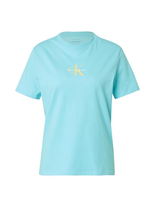 Calvin Klein Jeans Shirts 'SS 20s CLASSIC'  lyseblå / gul / hvid