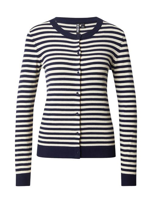 Se PIECES Cardigan 'PCNora'  lysebeige / marin ved About You