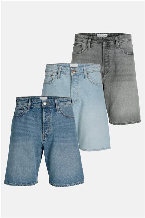 3 stk. Denim Shorts Loose – Pakketilbud - Default Title - TeeShoppen