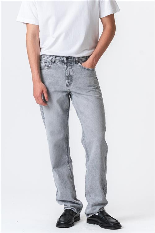 Relaxed Fit Jeans - Grey Denim - 32/34 - TeeShoppen