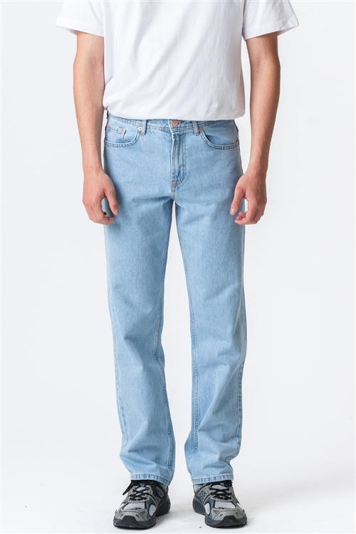 Relaxed Fit Jeans - Light Blue Denim - 36/34 - TeeShoppen