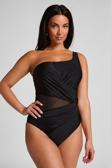 Hunkemöller Badedragt Shaping Shell Mesh Sort