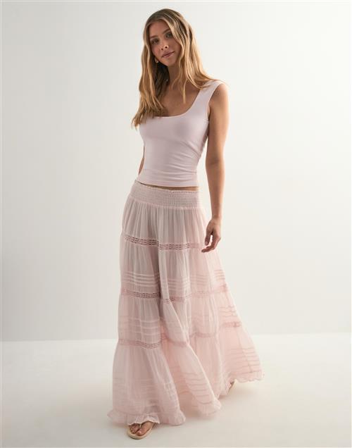 Neo Noir - Pink - Felicia S Voile Skirt