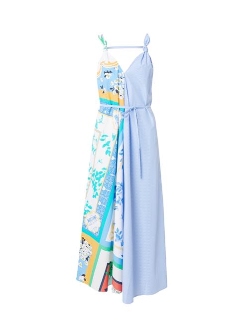Moschino Jeans Sommerkjole  creme / lyseblå / mørkeorange / sort