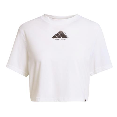 ADIDAS PERFORMANCE Funktionsbluse  sort / hvid