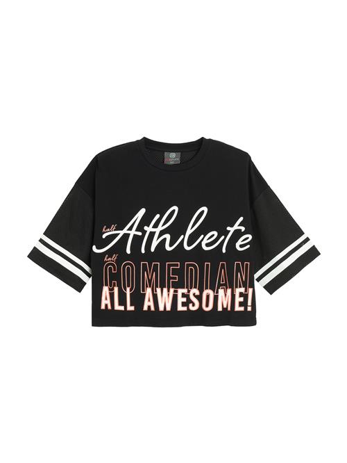 Cool Club Bluser & t-shirts  pastelorange / sort / hvid