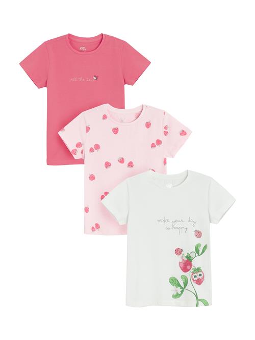 Cool Club Bluser & t-shirts  grøn / lyserød / pitaya / hvid