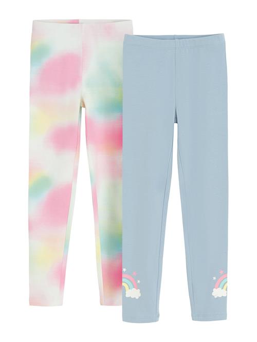 Cool Club Leggings  opal / gul / lys pink / hvid