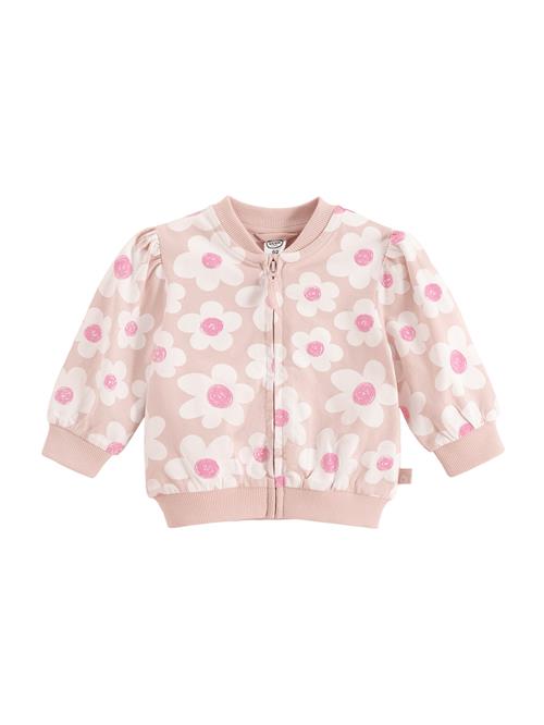 Cool Club Sweatjakke  pink / lyserød / hvid