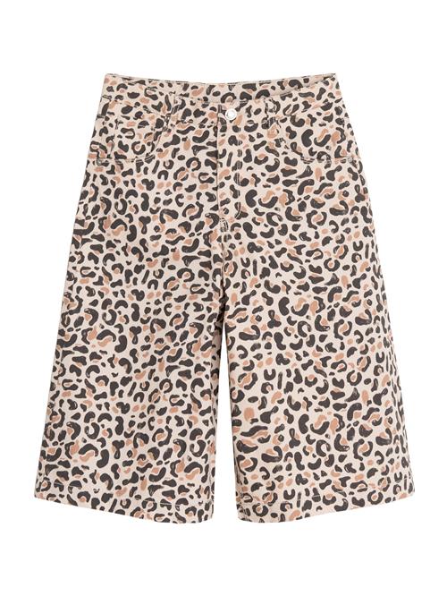 Cool Club Bukser  lysebeige / choko / brokade