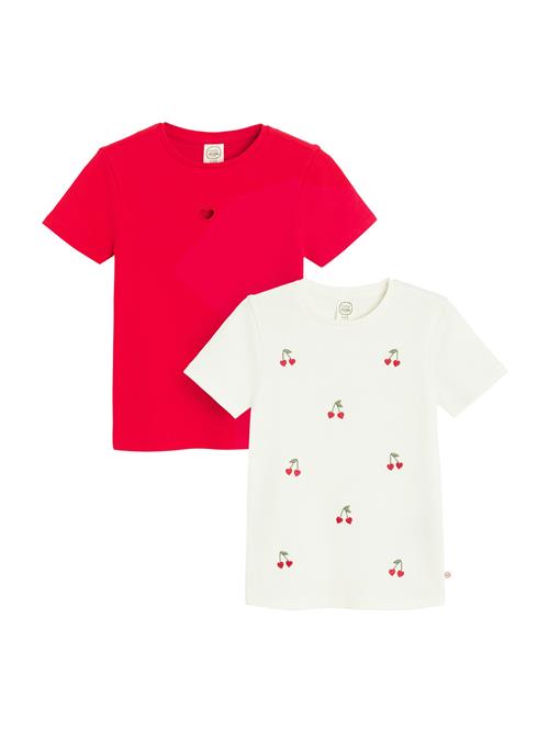 Se Cool Club Bluser & t-shirts  grøn / rød / uldhvid ved About You