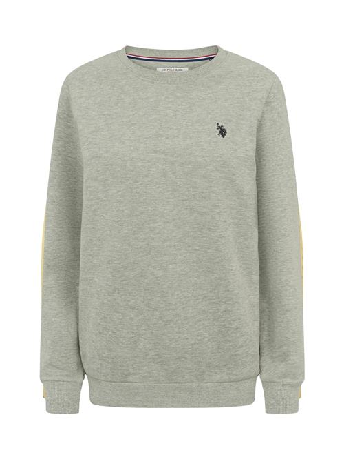 U.S. POLO ASSN. Sweatshirt 'Helen'  grå-meleret / sort