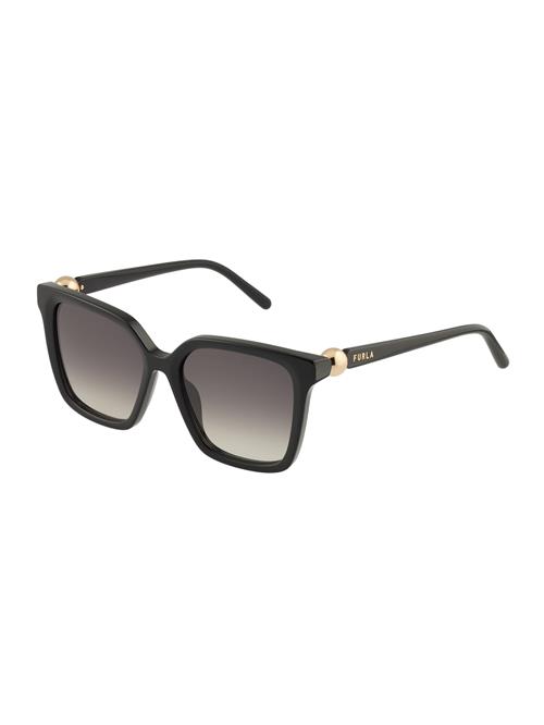 FURLA Solbriller 'SFU888'  guld / sort