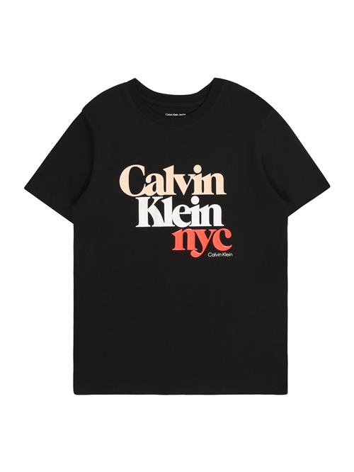 Calvin Klein Jeans Bluser & t-shirts  rosé / rød / sort / hvid