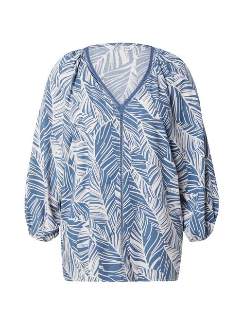 Z-One Bluse 'Ba44lila'  safir / naturhvid