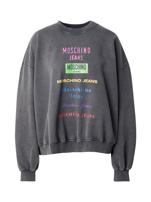 Moschino Jeans Sweatshirt  blå / mørkegrå / mint / lyserød