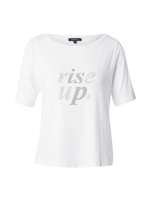 MORE & MORE Shirts 'Rise Up'  guld / sølvgrå / offwhite