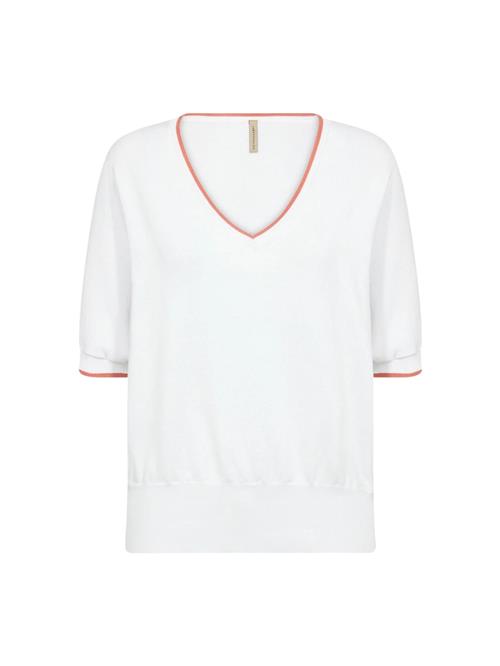 Se Soyaconcept Pullover ' DOLLIE'  blodrød / hvid ved About You