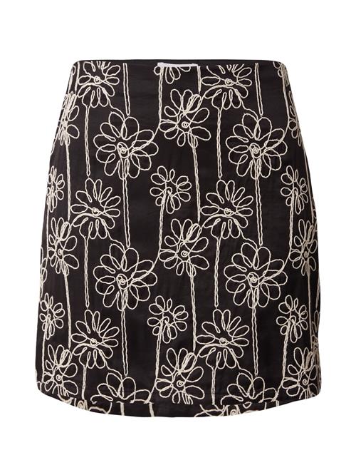 OBJECT Nederdel 'OBJCAMI'  creme / sort