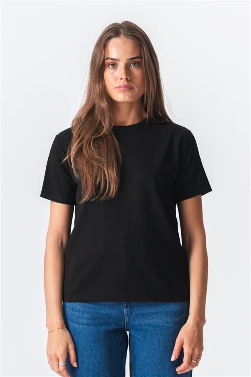 Leah Loose T-shirt - Sort - XL - TeeShoppen