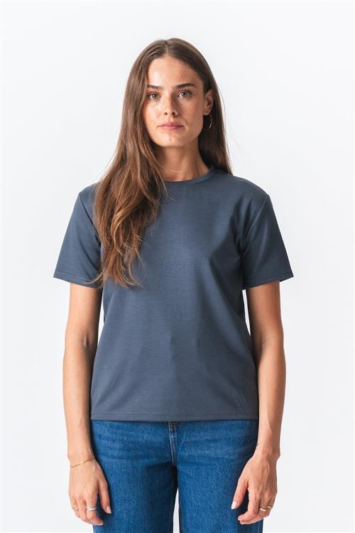 Leah Loose T-shirt - Grå - M - TeeShoppen