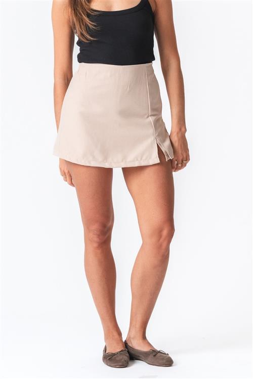 Amina Skirt - Khaki - XL - TeeShoppen